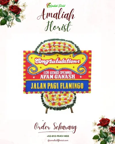 Bunga Papan Congratulation di Kalibaru